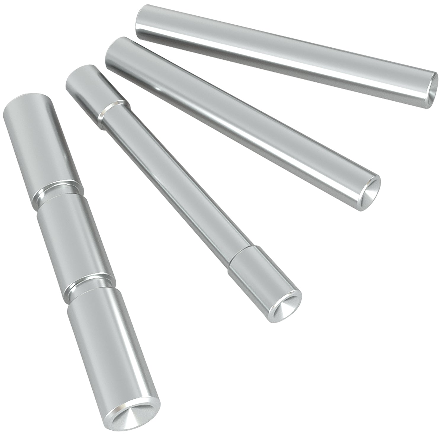Cross Armory CRG4PSSV Silver 4140 Steel 4-Pin Set for Most Glock Gen4