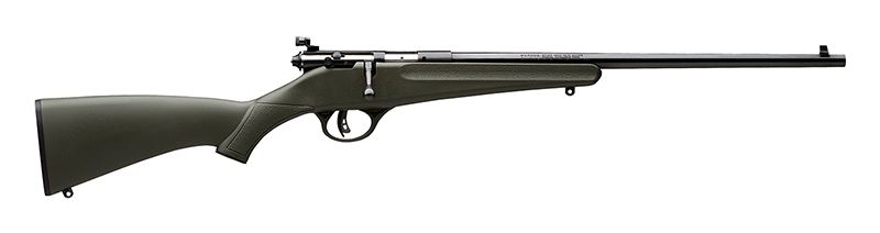 Savage Arms Rascal Youth .22 LR 16.13" Single-Shot Rifle - Green Synthetic Stock