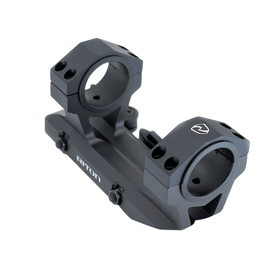 Riton X301QD Quick Detach Scope Mount Ring Combo Black Anodized 30mm and 1 Inch