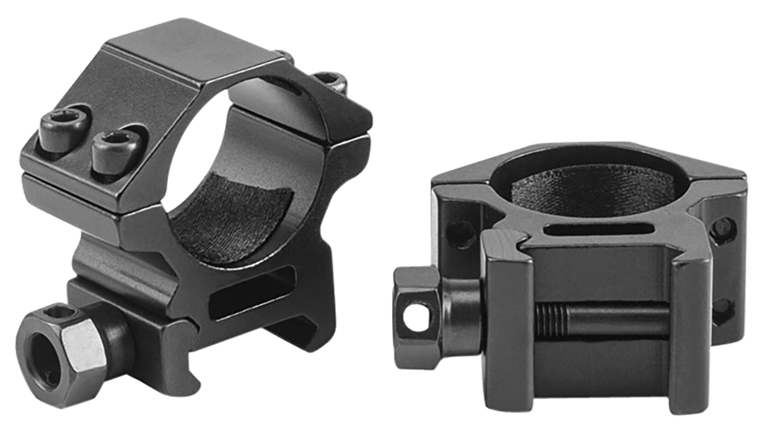 Riton Optics X1L Matte Black 1" Low Scope Rings Aircraft Aluminum