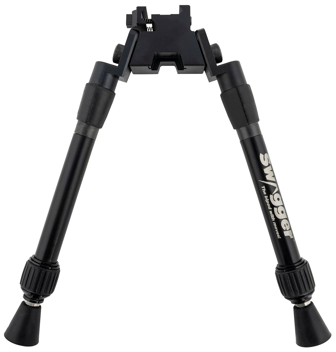 Swagger SWAGBPSEA12 Sea12 Bipod, Extreme Angle, Picatinny Rail, 9"-12" Height, Black