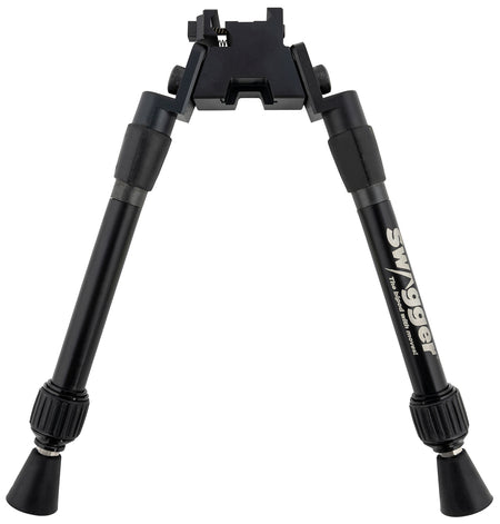 Swagger SWAGBPSEA12 Sea12 Bipod, Extreme Angle, Picatinny Rail, 9"-12" Height, Black