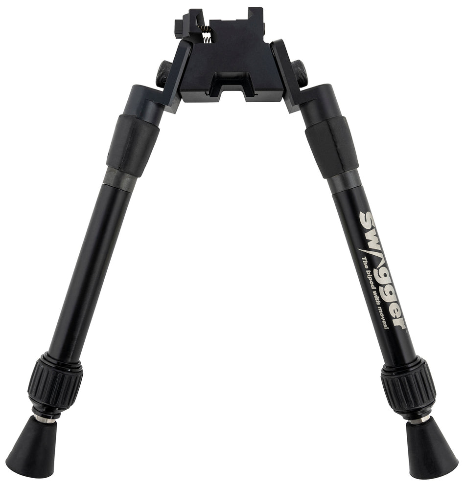 Swagger SWAGBPSEA12 Sea12 Bipod, Extreme Angle, Picatinny Rail, 9"-12" Height, Black