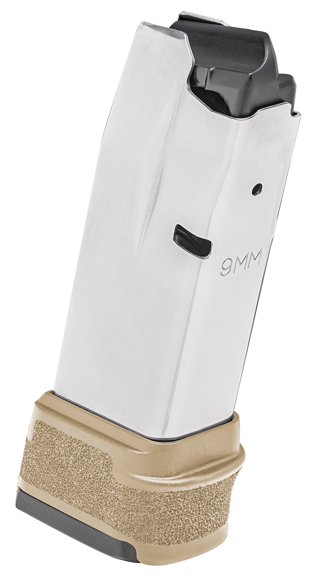 Springfield Armory Hellcat HC5915F 9mm Luger 15rd FDE Extended Floor Plate Stainless Steel Magazine