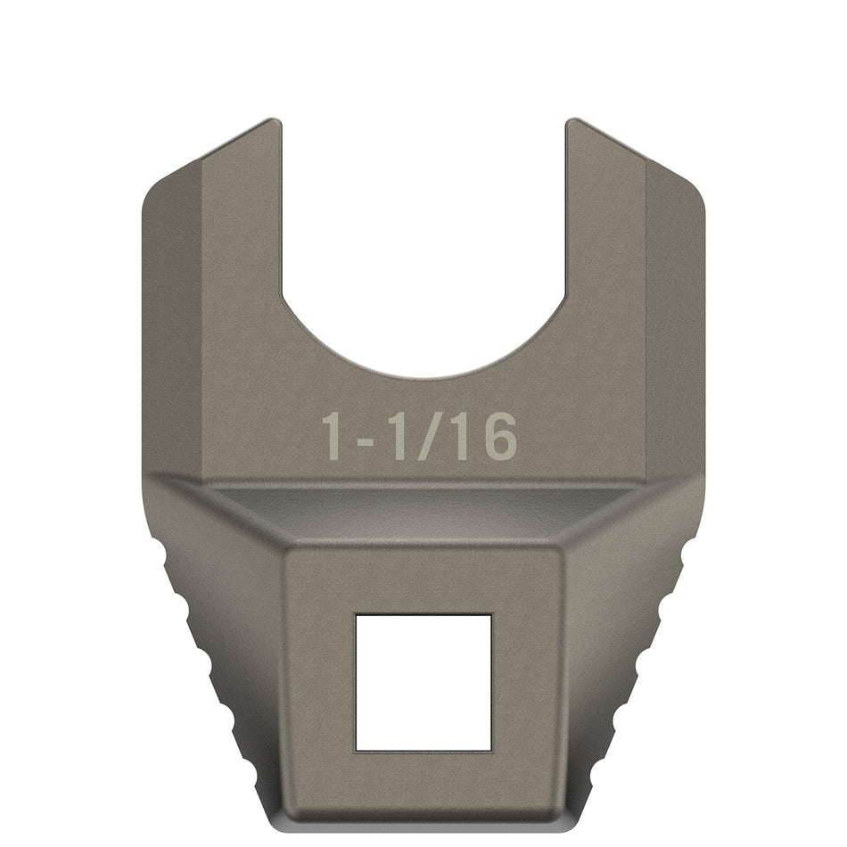 Real Avid Master-Fit AVMF1116BNW AR-Platform 1-1/16-Inch Barrel Nut Wrench Titanium