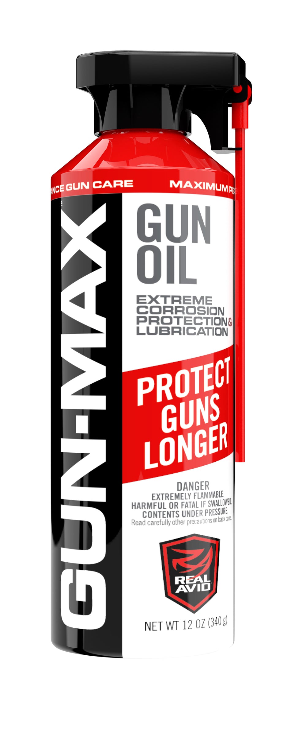 Real Avid AVMLP12A Gun-Max Advanced Gun Oil Lubricant & Protectant 12 oz Aerosol