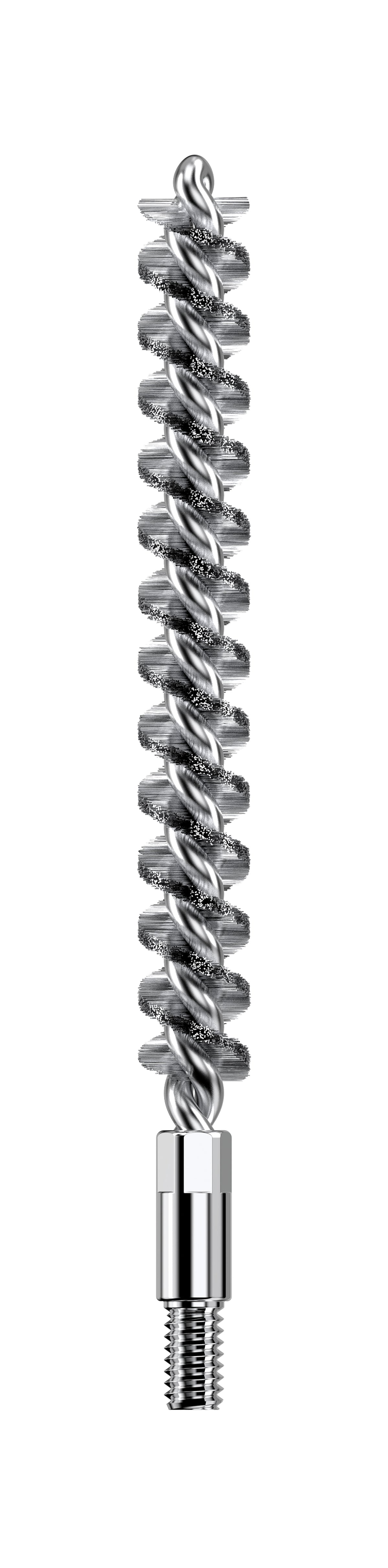 Real Avid AVBMSB65MM 6.5mm Rifle Bore Brush Nickel Plated Phosphorous Bronze
