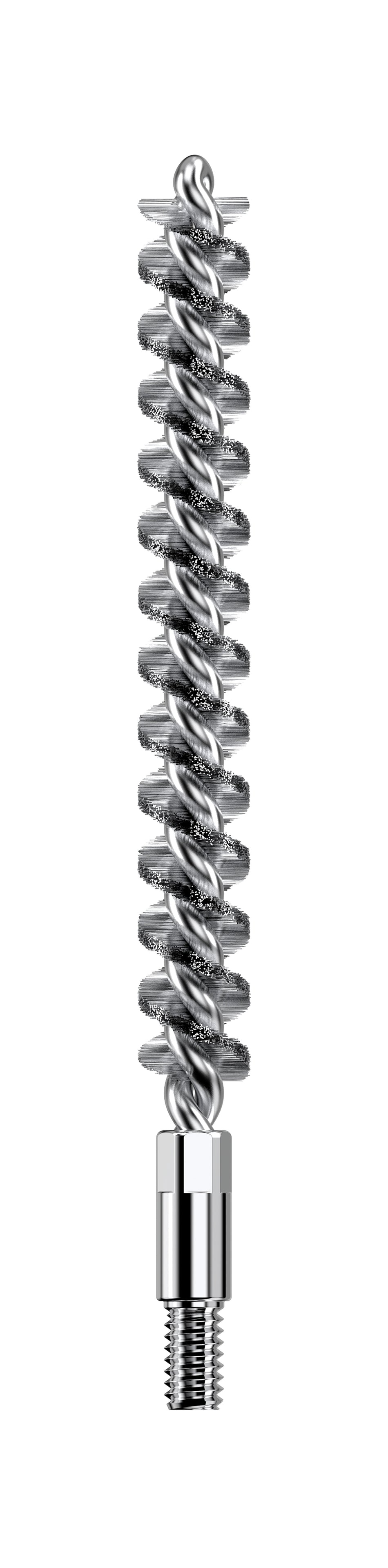 Real Avid AVBMSB65MM 6.5mm Rifle Bore Brush Nickel Plated Phosphorous Bronze