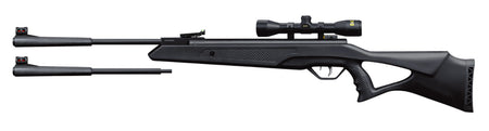 Beeman 10611 Longhorn II Dual Caliber Spring Piston Air Rifle Combo with 4x32 Scope