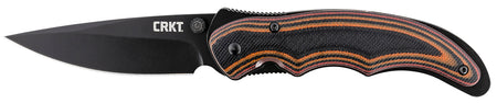 CRKT Endorser 1105K Folding Pocket Knife 3.18" Drop Point Black Oxide Stainless Blade Multi-Color G10 Handle