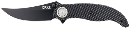 CRKT Clever Girl 2640 Folding Tactical Knife 4.10" Black Powder Coated D2 Steel Blade Black G10 Handle and Pocket Clip
