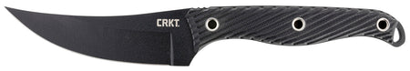 CRKT Clever Girl 2709 Fixed Blade Knife 4.60" Black Powder Coated SK-5 Steel Blade Black G10 Handle and Sheath