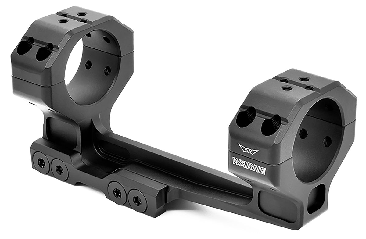 Warne 784220MOA 35mm Cantilever Precision Scope Mount and Ring Combo Black Anodized 20 MOA