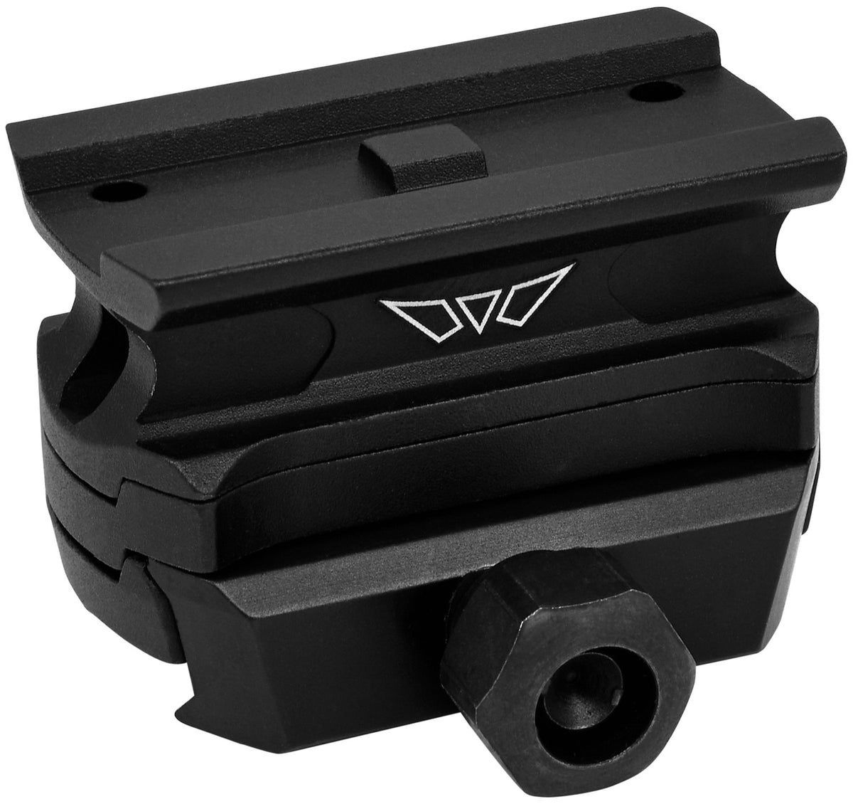 Warne 6101M Red Dot Riser Tactical Mount Black Anodized for T1/T2 Optics