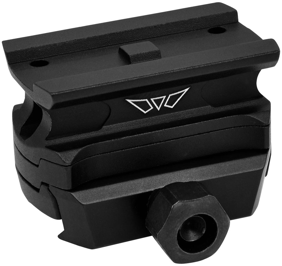 Warne 6101M Red Dot Riser Tactical Mount Black Anodized for T1/T2 Optics