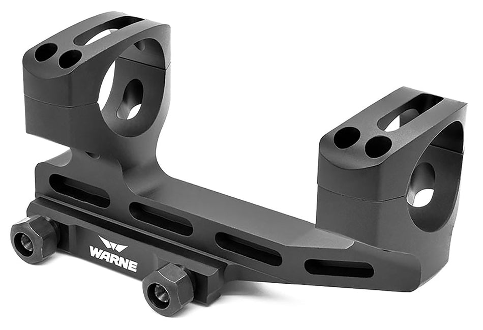 Warne SHXSKEL30TW 30mm X-SKEL MSR Cantilever Scope Mount and Ring Combo Black Anodized