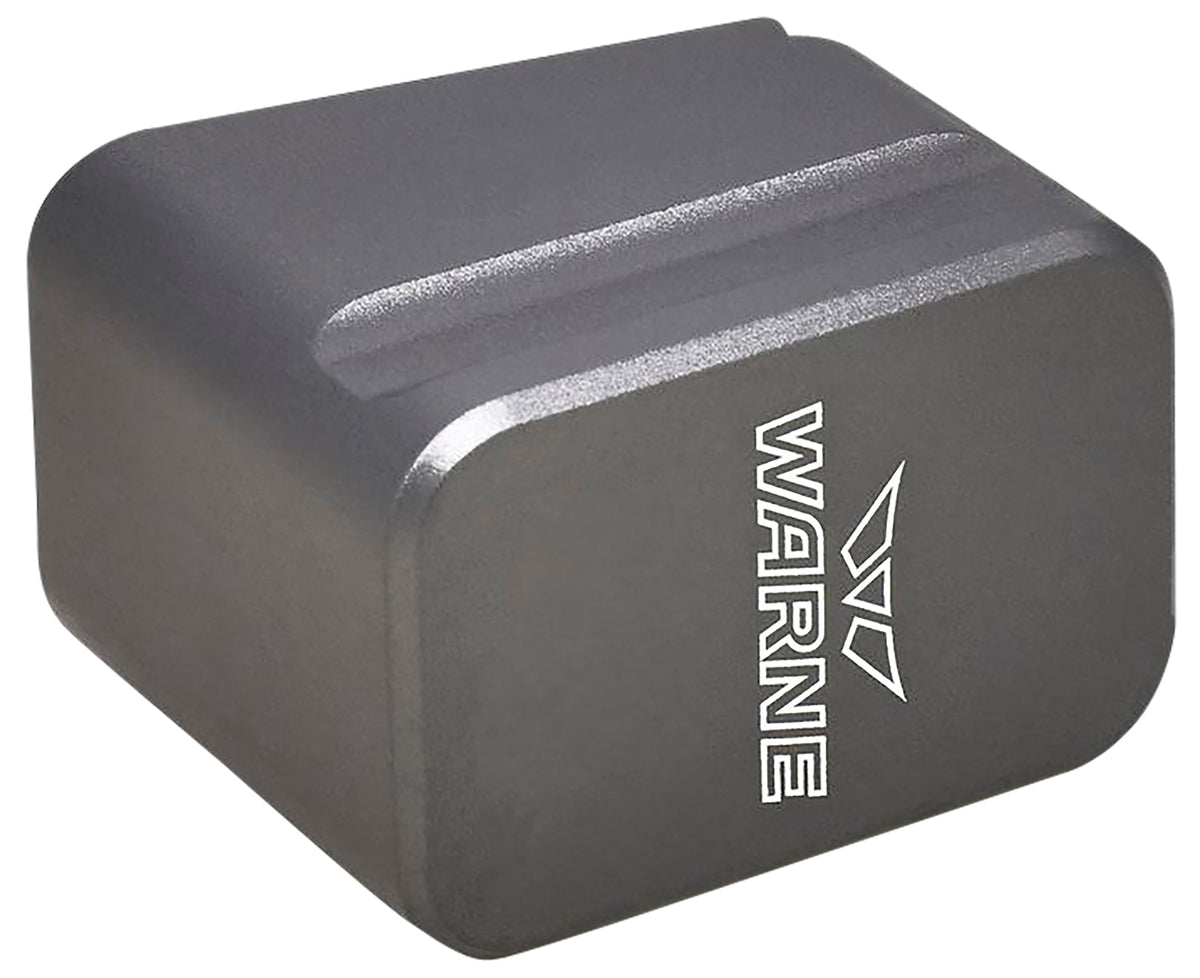 Warne MEG1754GR Glock 17/22 Mag Extension 6061-T6 Aluminum Gray Finish Adds 5rds 9mm