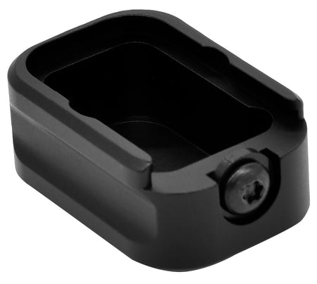 Warne MEG1932BLK Glock 19/23 Mag Extension 6061-T6 Aluminum Black Finish Adds 3rds 9mm