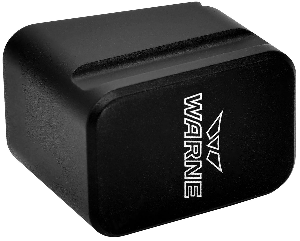 Warne 3126 Glock 19/23 Mag Extension 6061-T6 Aluminum Black Finish Adds 5rds 9mm