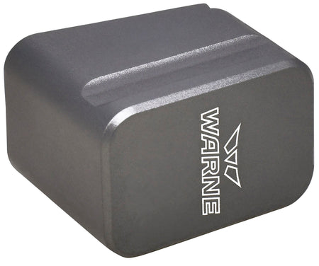 Warne MEG1954GR Glock 19/23 Mag Extension +5 9mm / +4 40 S&W Hardcoat Anodized Gray Aluminum