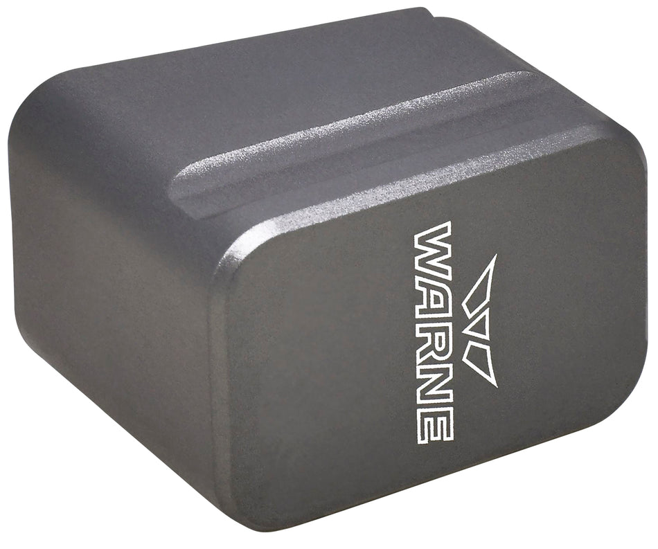 Warne MEG1954GR Glock 19/23 Mag Extension +5 9mm / +4 40 S&W Hardcoat Anodized Gray Aluminum