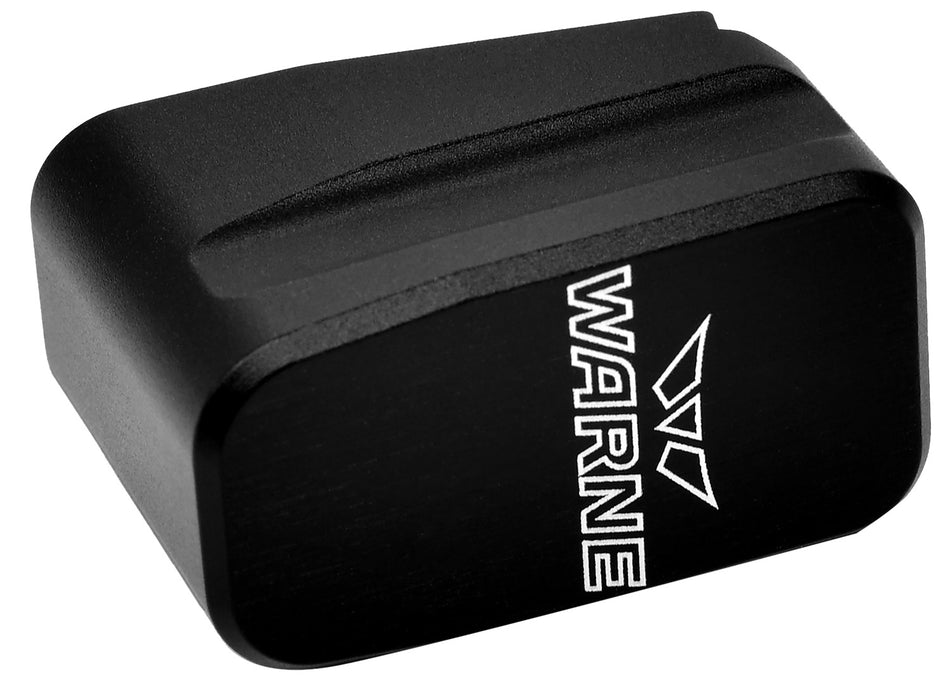 Warne MEG43X2BLK Glock 43X/48 Mag Extension 6061-T6 Aluminum Black Finish +2 Rounds