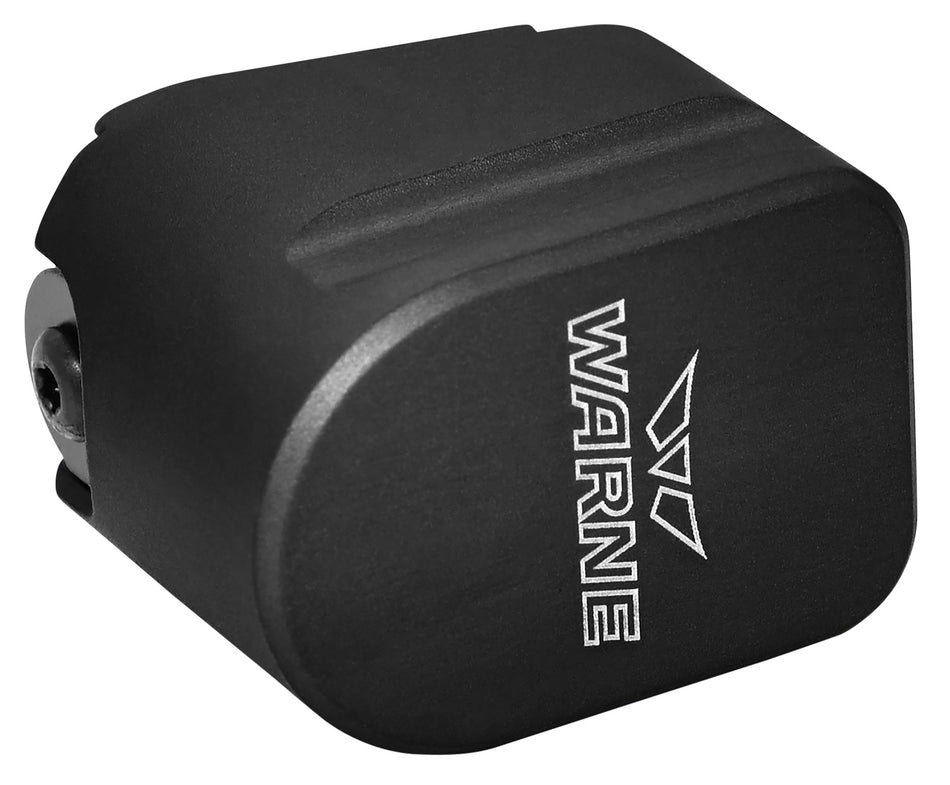 Warne MESW54BLK S&W M&P Mag Extension 6061-T6 Aluminum Black Finish Adds 5rds 9mm