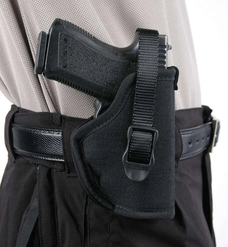 Blackhawk Hip Holster Nylon RH Black for Medium to Large Auto 3.25-3.75 Inch Barrel