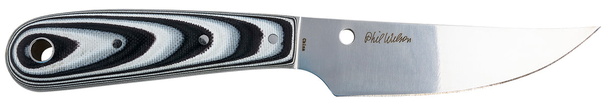 Spyderco FB46GP Bow River 4.36" Plain Drop Point 8Cr13MoV SS Blade Black & Gray Layered G10 Handle with Sheath