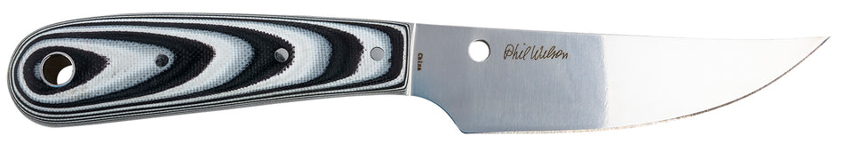 Spyderco FB46GP Bow River 4.36" Plain Drop Point 8Cr13MoV SS Blade Black & Gray Layered G10 Handle with Sheath