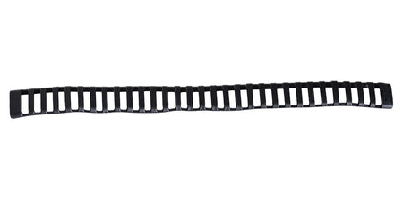 NcStar 30 Slot Ladder Picatinny Rail Cover, AR Platform, Black Anodized Aluminum, 12.5 Inch
