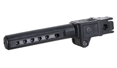 NcStar VG147 AK-Platform Folding Mil-Spec Stock Tube Black Left-Folding Adapter for AKM Pattern Rifles