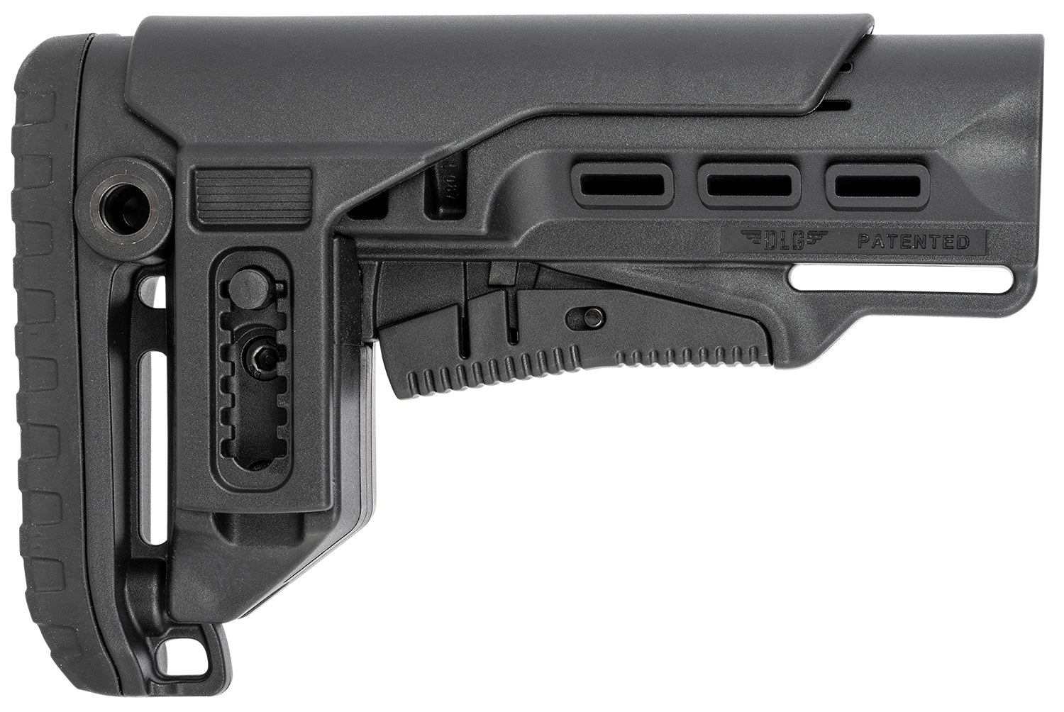 NcStar PCP52 Mil-Spec Adjustable Cheekpiece Collapsible Stock Black Synthetic