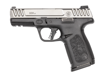 Smith & Wesson 13935 SD9 2.0 Compact 9mm Luger Pistol, 10+1 Capacity, 4" Stainless Barrel