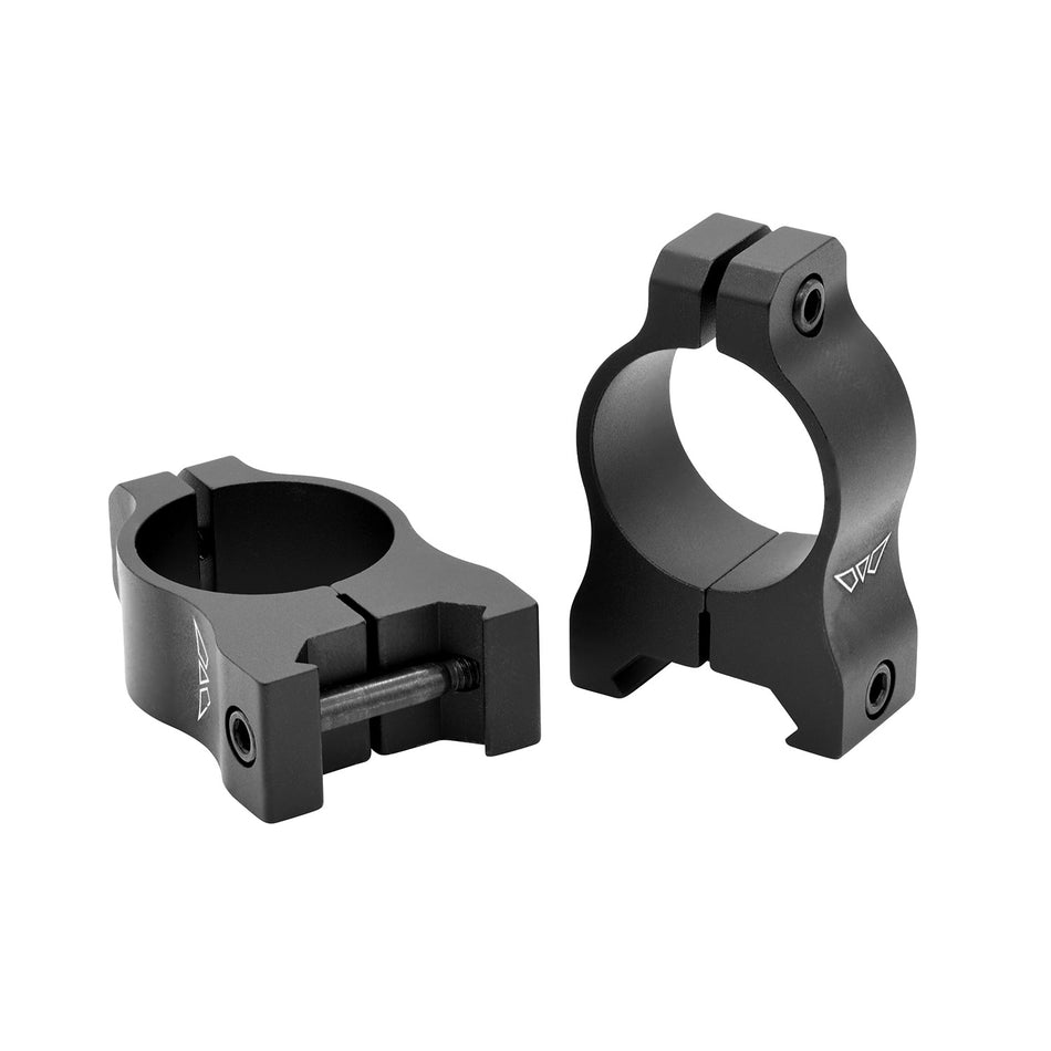 Warne V401M Scope Rings Vapor Series 1" Medium Matte Black 0 MOA