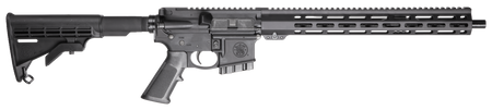 Smith & Wesson 13953 M&P15 Sport III 223 Rem/5.56 NATO 10+1 16" Black Armornite Heavy Barrel, Black Picatinny Rail Aluminum Receiver, Fixed Black Synthetic Stock, Black Polymer Grip