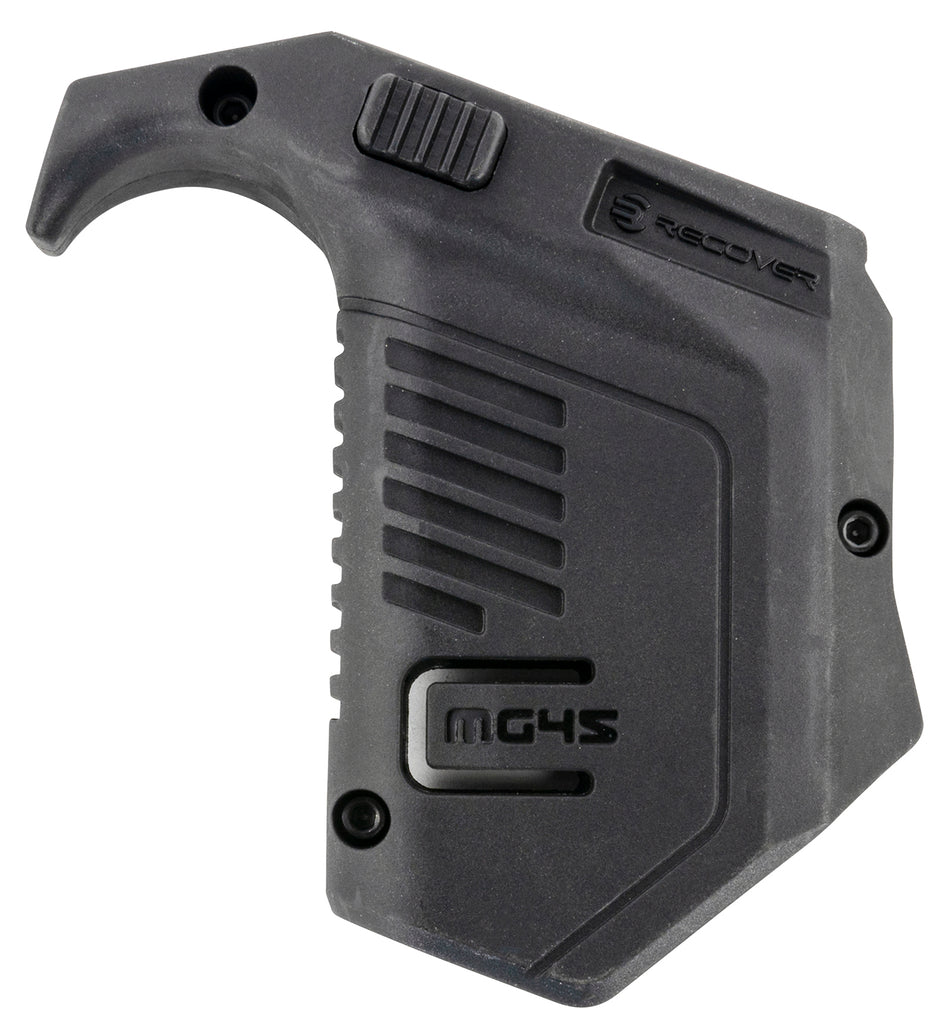 Recover Tactical MG4501 Black Polymer Angled Mag Pouch 45 ACP/10mm Glock Double Stack Picatinny Rail