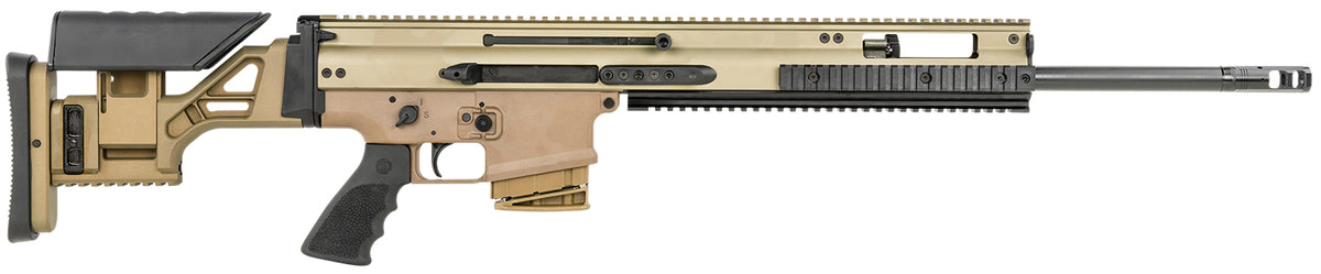 FN SCAR 20S NRCH 6.5 Creedmoor 20-Inch Rifle, FDE Stock, 10+1 Capacity