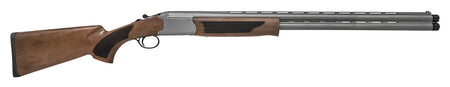 Pointer KAR1228GRY Acrius Full Size 12 Gauge Break Open 3" 2rd 28" Black Over/Under Vent Rib Barrel, Gray Cerakote Steel Receiver, Fixed Turkish Walnut Stock, Ambidextrous