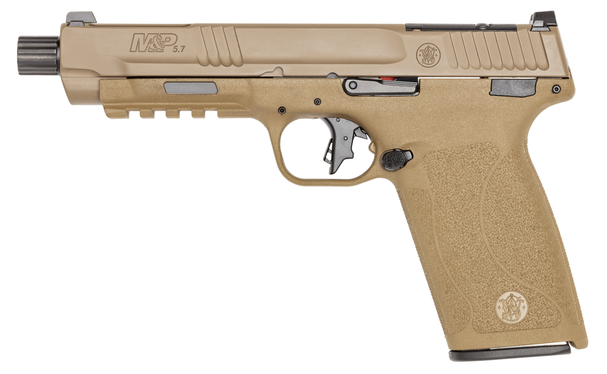 S&W M&P 5.7 14004 5.7X28 OR 5 (2)22R FDE