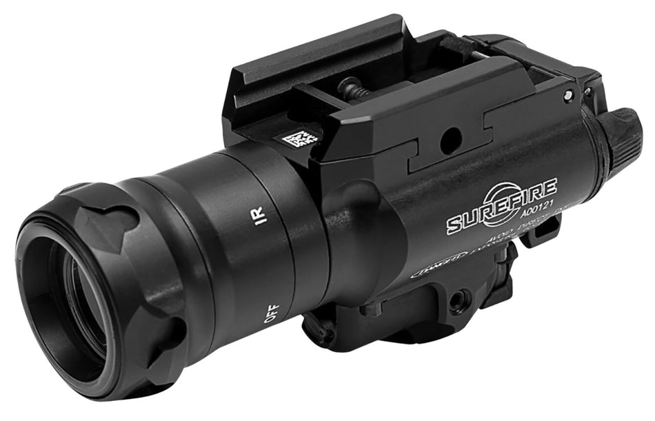 SureFire X400VH MasterFire Black Anodized 350 Lumen White LED with Infrared Laser