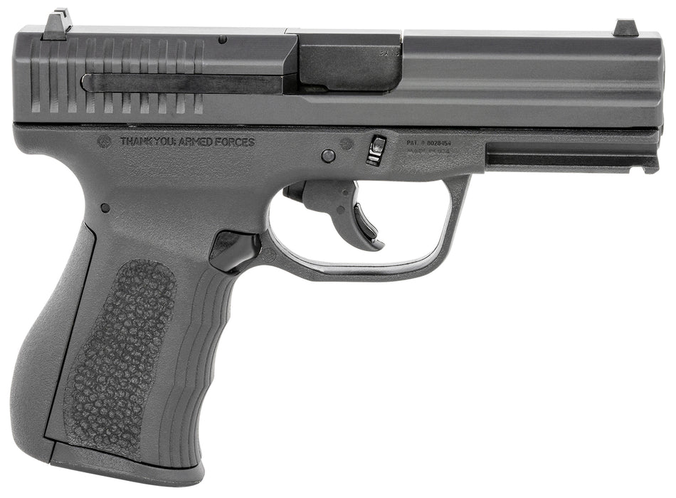 FMK 9C1 G2 CA/MA Compliant 9mm Luger Pistol, 10+1 Capacity, 4" Black Stainless Barrel, Black Frame