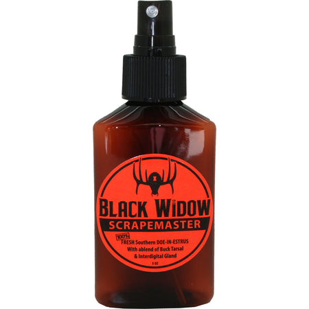 Black Widow Scrape Master Red Label Estrus Buck Blend 3 oz.