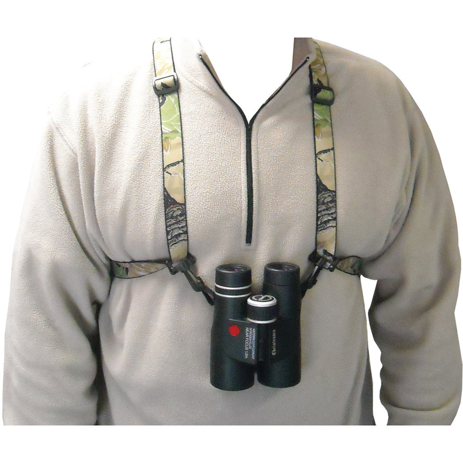 Horn Hunter Binocular Harness System Camo with Micro Hook