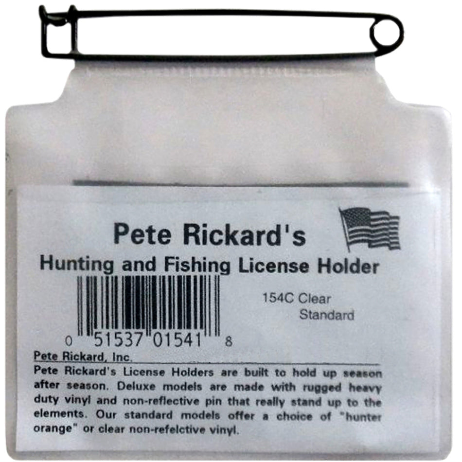 Rickards Clear Hunting License Holder 4 in. x 5 in.