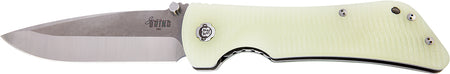 Southern Grind SG03030004 Bad Monkey 4" Folding Drop Point 14C28N Steel Blade, 5.25" Jade Green G10 Handle