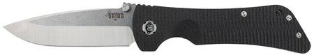 Southern Grind SG03030001 Bad Monkey 4" Folding Drop Point 14C28N Steel Blade, 5.25" Black G10 Handle
