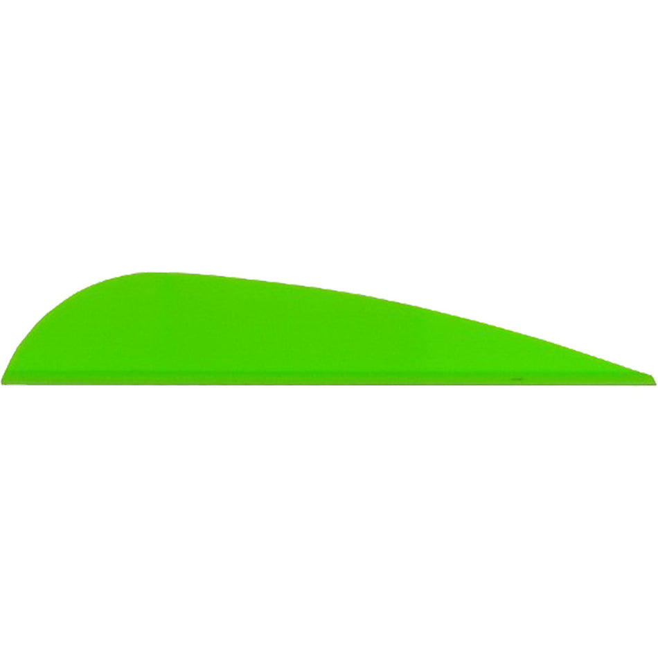 AAE Trad Traditional Archery Vanes Bright Green 3 in. 50 pk.