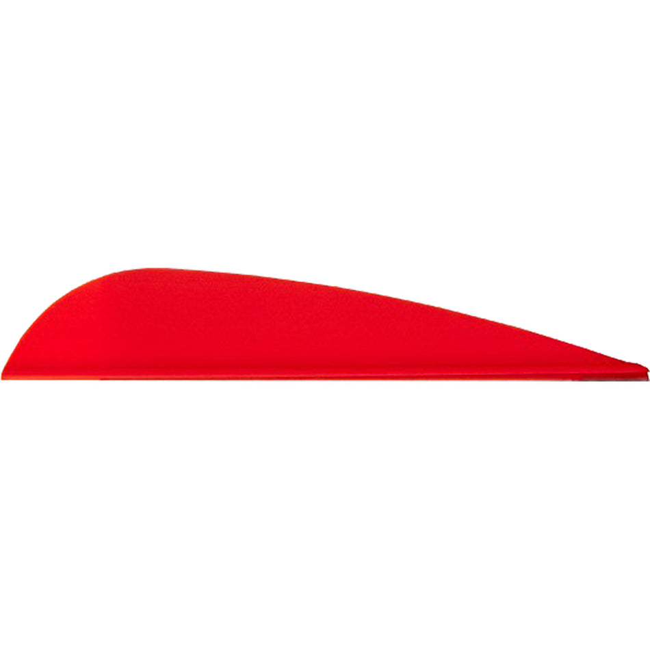 AAE Trad Traditional Archery Vanes Fire Orange 3 in. 50 pk.