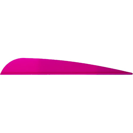 AAE Trad Vane Hot Pink 4" Plastifletch 50 pk.